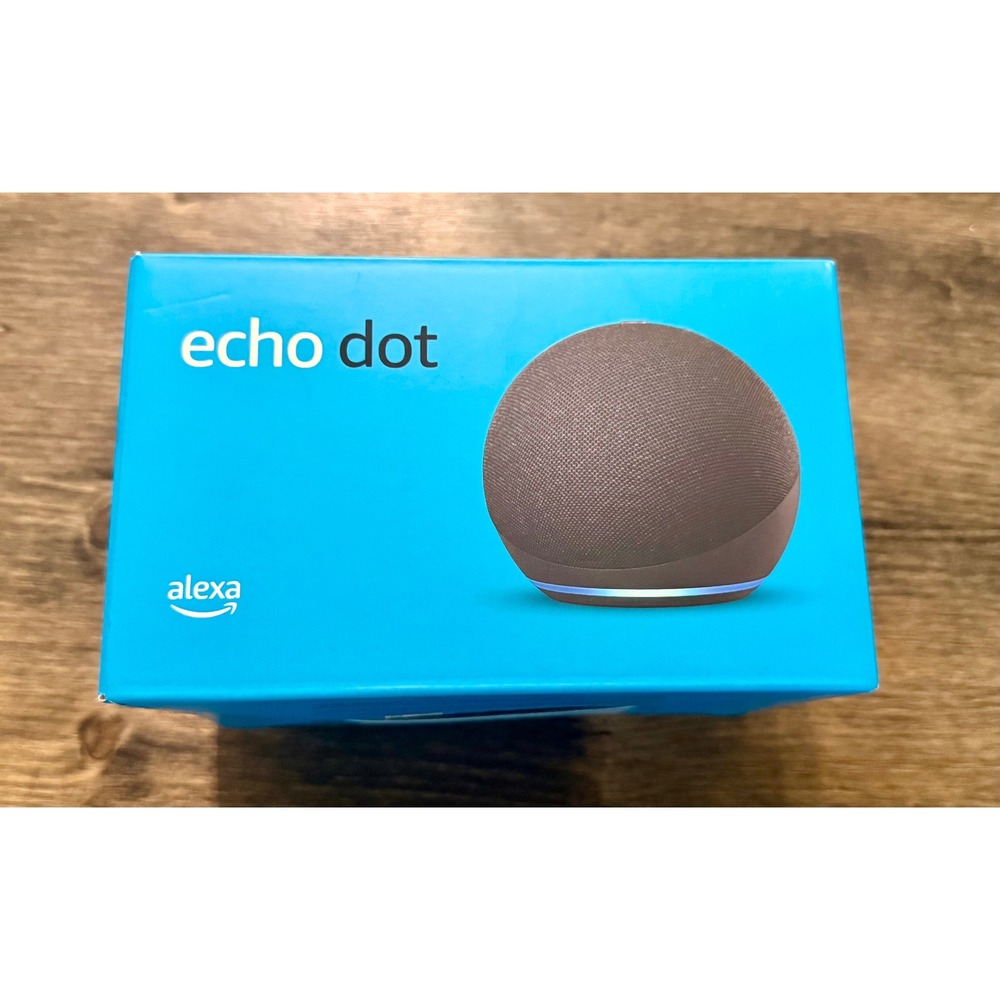 Amazon Echo Dot 4th Gen Charcoal NWOT Smart Speaker Alexa Bluetooth